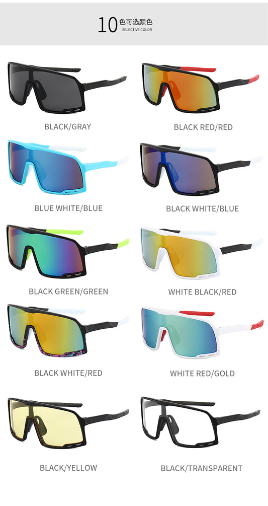 XSY-9321-2 Cycling Glasses Sports Sunglasses, UV400 Protection Running Fishing Driving Baseball Glasses