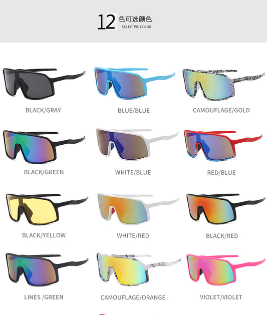 XSY-8230 Cycling Glasses Sports Sunglasses, UV400 Protection Running Fishing Driving Baseball Glasses