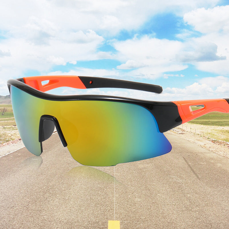 XSY-9185 Cycling Glasses Sports Sunglasses, UV400 Protection Running Fishing Driving Baseball Glasses