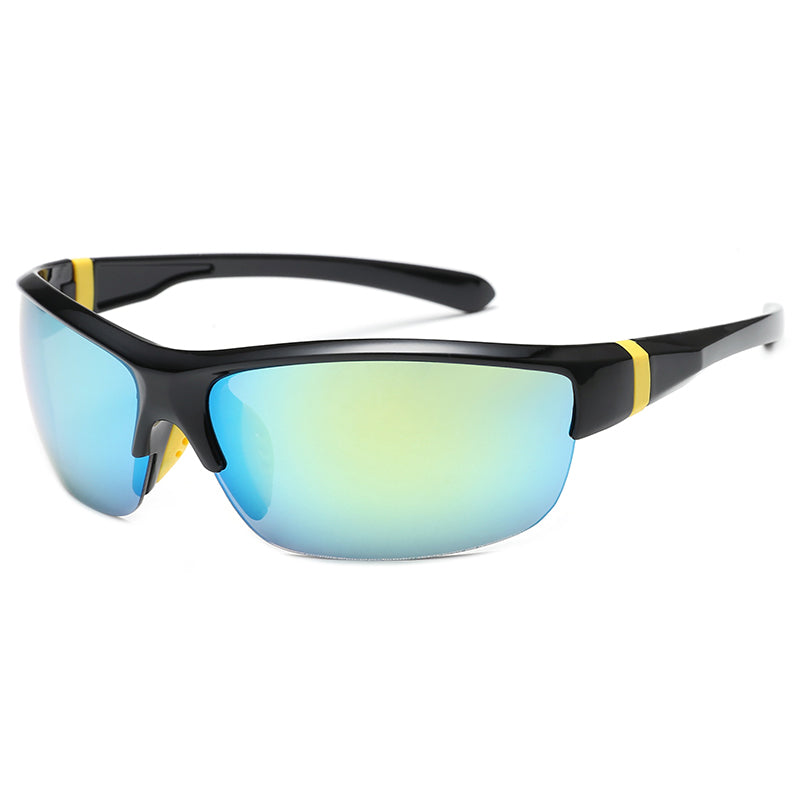 XSY-8222 Cycling Glasses Sports Sunglasses, UV400 Protection Running Fishing Driving Baseball Glasses