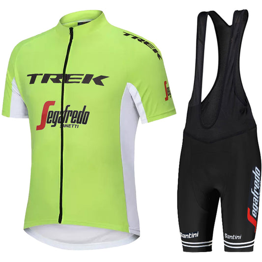 Men's Breathable Short Sleeve Cycling Jersey (Bib) Shorts Trek-1203