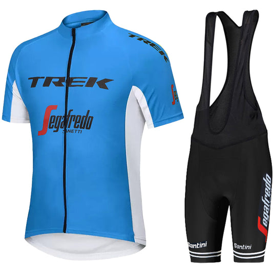 Men's Breathable Short Sleeve Cycling Jersey (Bib) Shorts Trek-1204