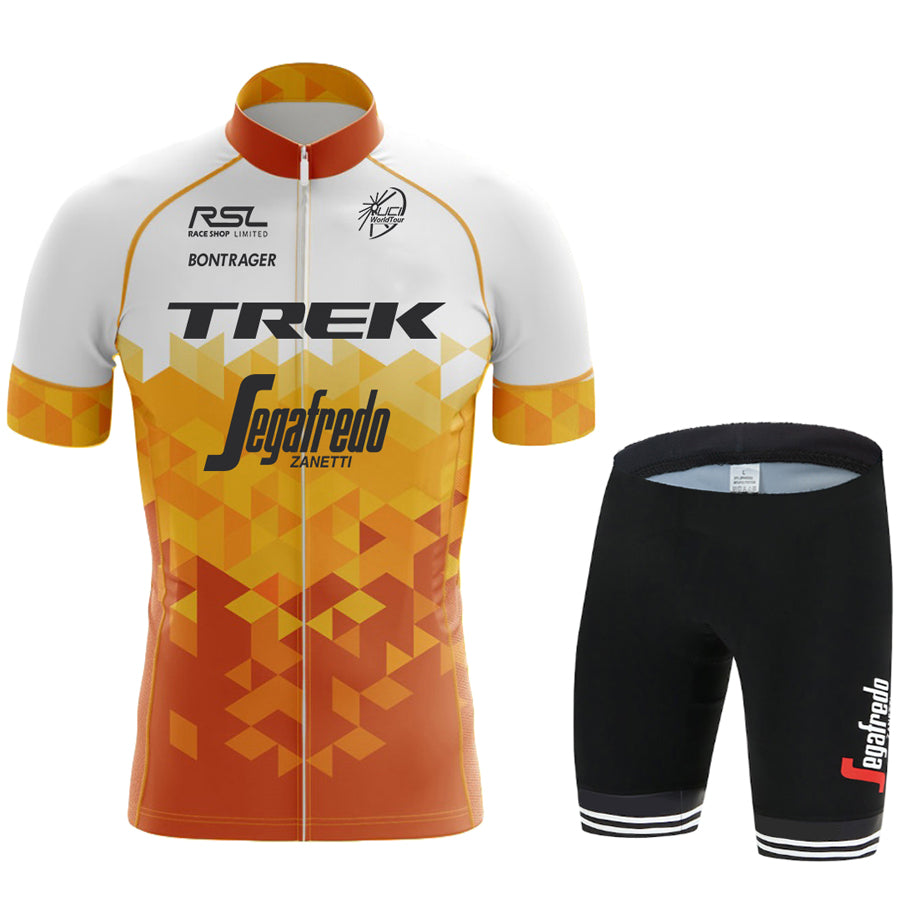 Men's Breathable Short Sleeve Cycling Jersey (Bib) Shorts Trek-1215