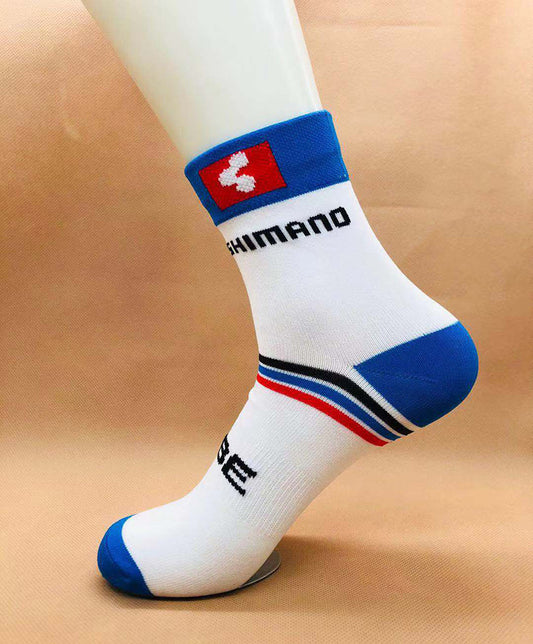 SHIMANO Cycling Socks 122 White Color