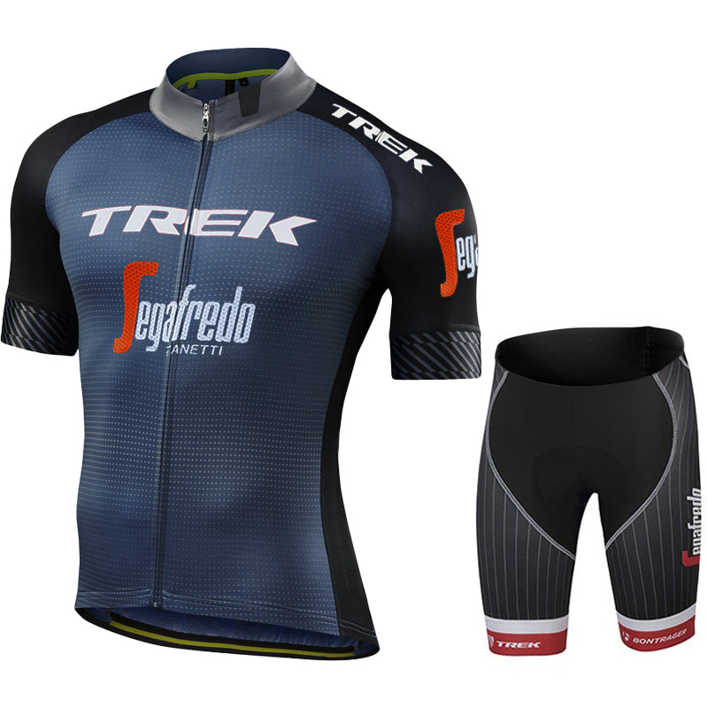 Men's Breathable Short Sleeve Cycling Jersey (Bib) Shorts Trek-1221
