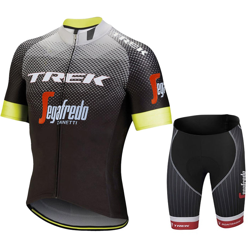 Men's Breathable Short Sleeve Cycling Jersey (Bib) Shorts Trek-1223