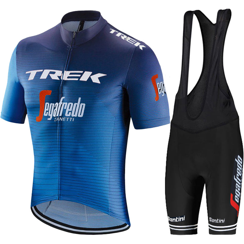 Men's Breathable Short Sleeve Cycling Jersey (Bib) Shorts Trek-1228