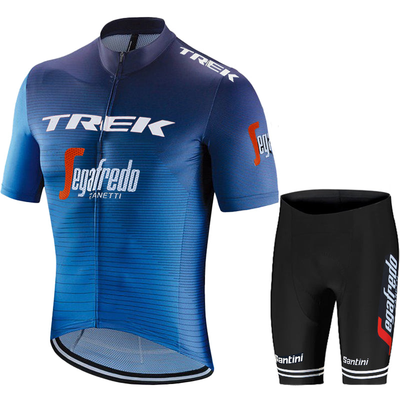 Men's Breathable Short Sleeve Cycling Jersey (Bib) Shorts Trek-1228