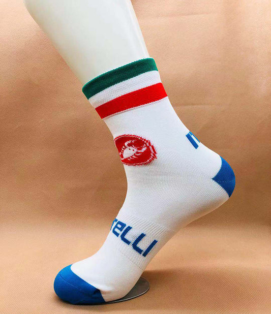 Castelli Cycling Socks 123 White Color