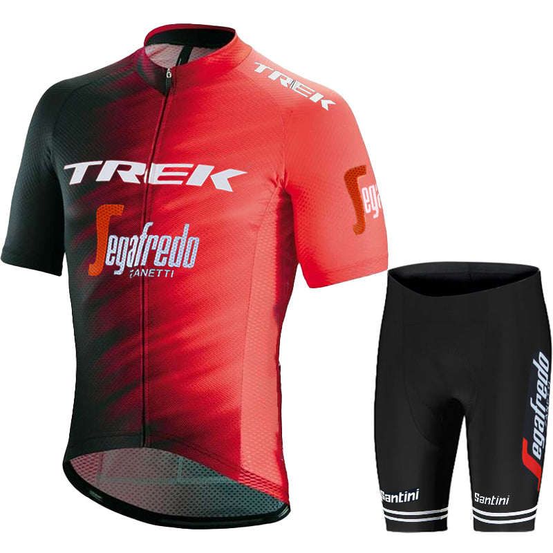 Men's Breathable Short Sleeve Cycling Jersey (Bib) Shorts Trek-1232