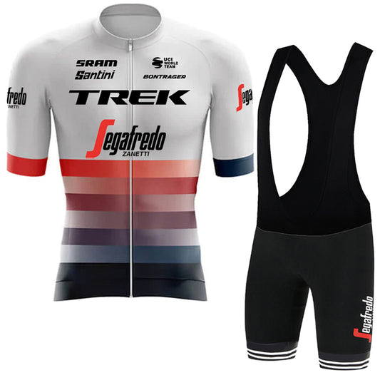 Men's Breathable Short Sleeve Cycling Jersey (Bib) Shorts Trek-1241