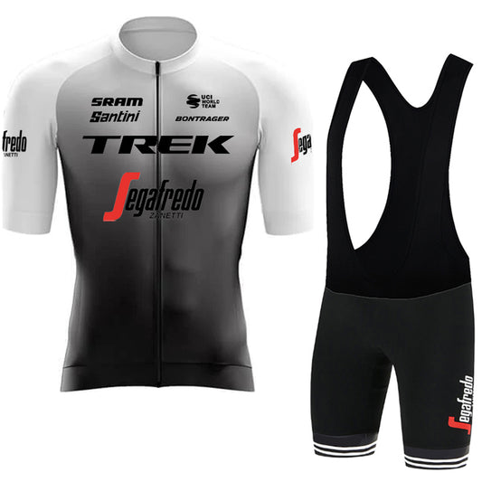 Men's Breathable Short Sleeve Cycling Jersey (Bib) Shorts Trek-1252