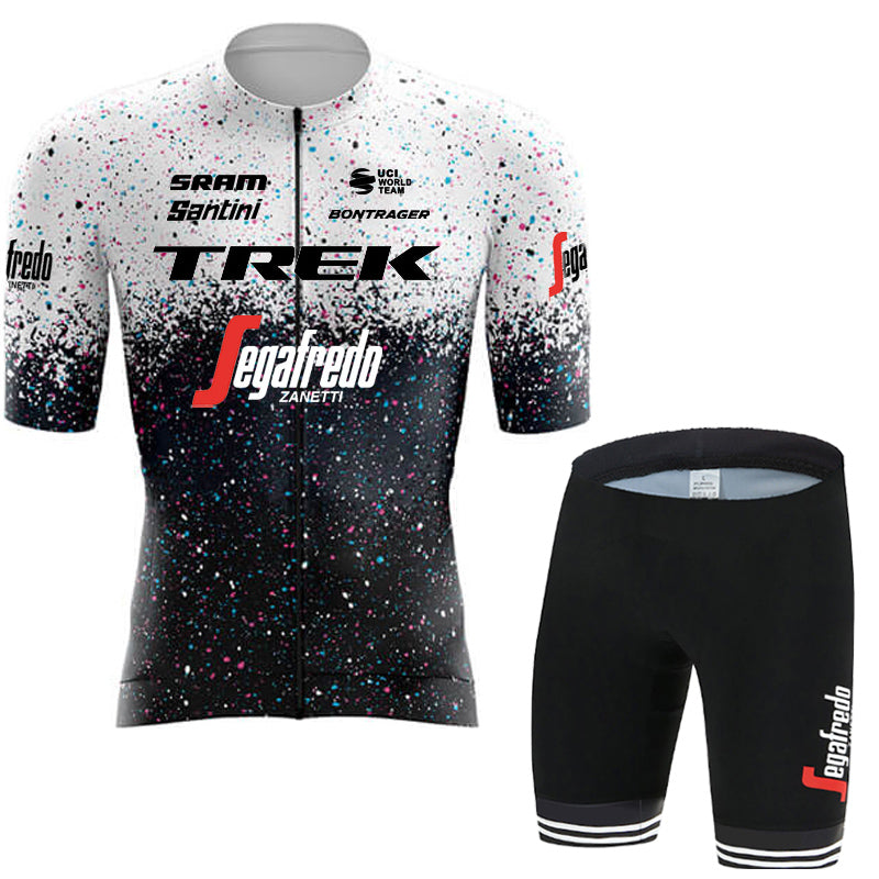 Men's Breathable Short Sleeve Cycling Jersey (Bib) Shorts Trek-1254