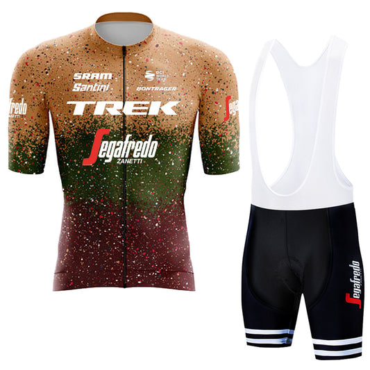 Men's Breathable Short Sleeve Cycling Jersey (Bib) Shorts Trek-1258