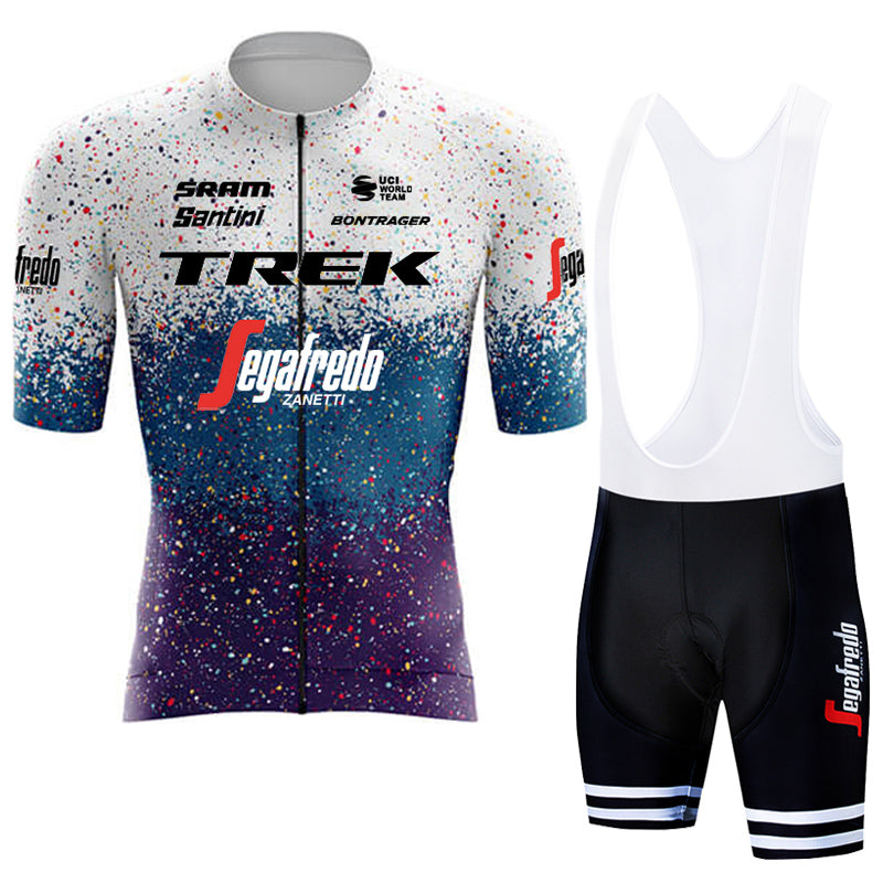 Men's Breathable Short Sleeve Cycling Jersey (Bib) Shorts Trek-1259