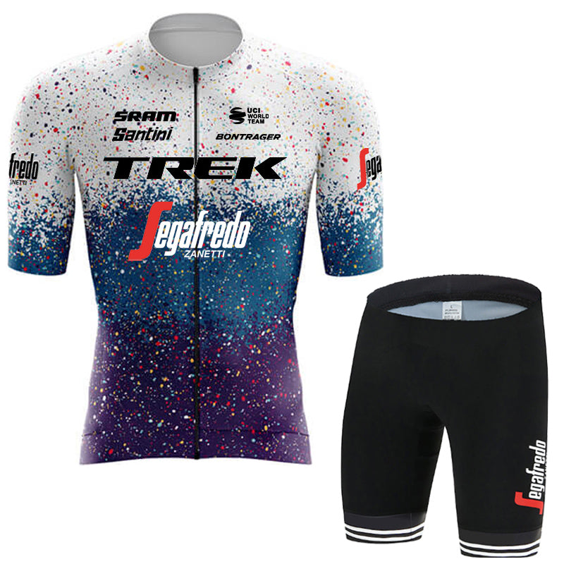 Men's Breathable Short Sleeve Cycling Jersey (Bib) Shorts Trek-1259