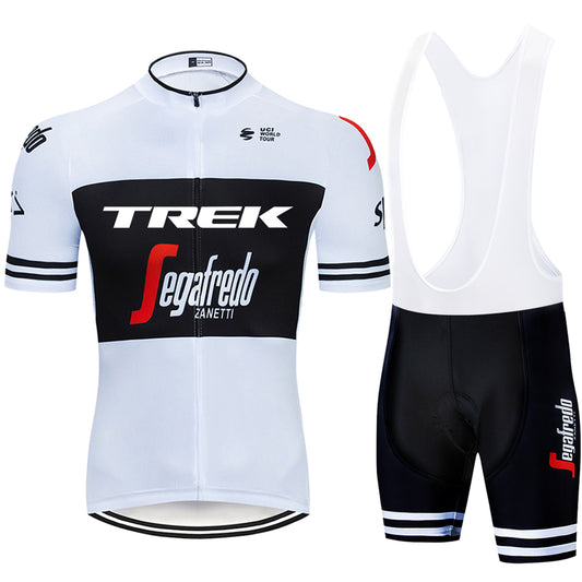 Men's Breathable Short Sleeve Cycling Jersey (Bib) Shorts Trek-1263