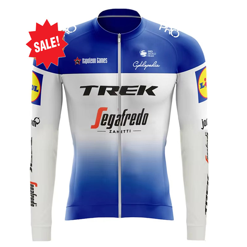 Men's Long Sleeve Cycling Jersey Bib Pants Set Outdoor Biking Jersey Tights Kit