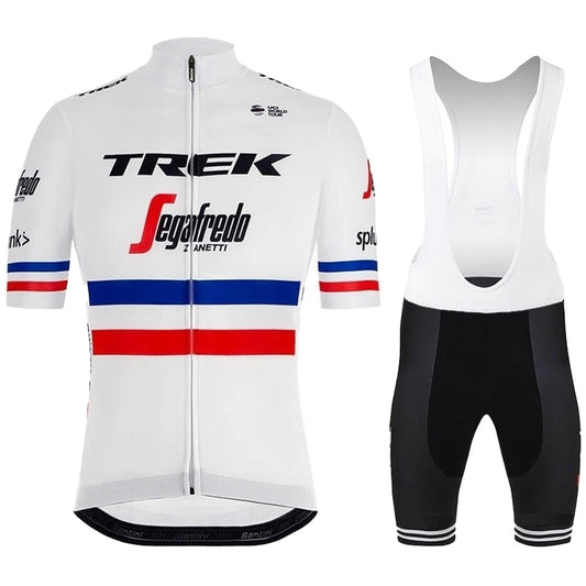 Men's Breathable Short Sleeve Cycling Jersey (Bib) Shorts Trek-1278