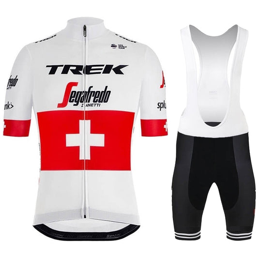 Men's Breathable Short Sleeve Cycling Jersey (Bib) Shorts Trek-1279