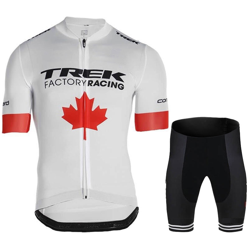 Men's Breathable Short Sleeve Cycling Jersey (Bib) Shorts Trek-1281
