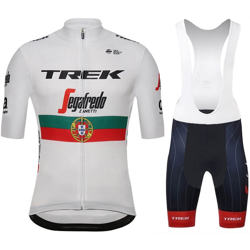 Men's Breathable Short Sleeve Cycling Jersey (Bib) Shorts Trek-1282