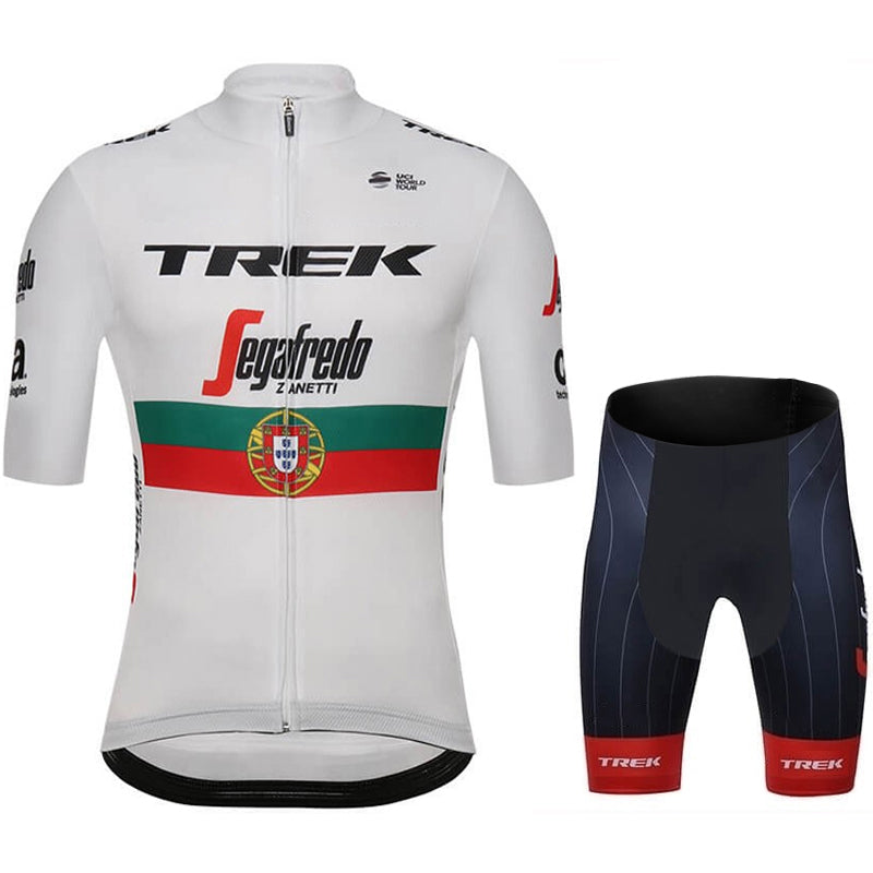 Men's Breathable Short Sleeve Cycling Jersey (Bib) Shorts Trek-1282