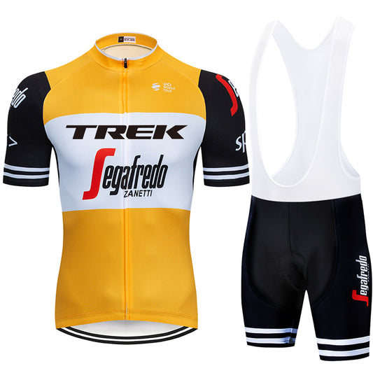 Men's Breathable Short Sleeve Cycling Jersey (Bib) Shorts Trek-1297