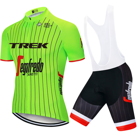 Men's Breathable Short Sleeve Cycling Jersey (Bib) Shorts Trek-1299