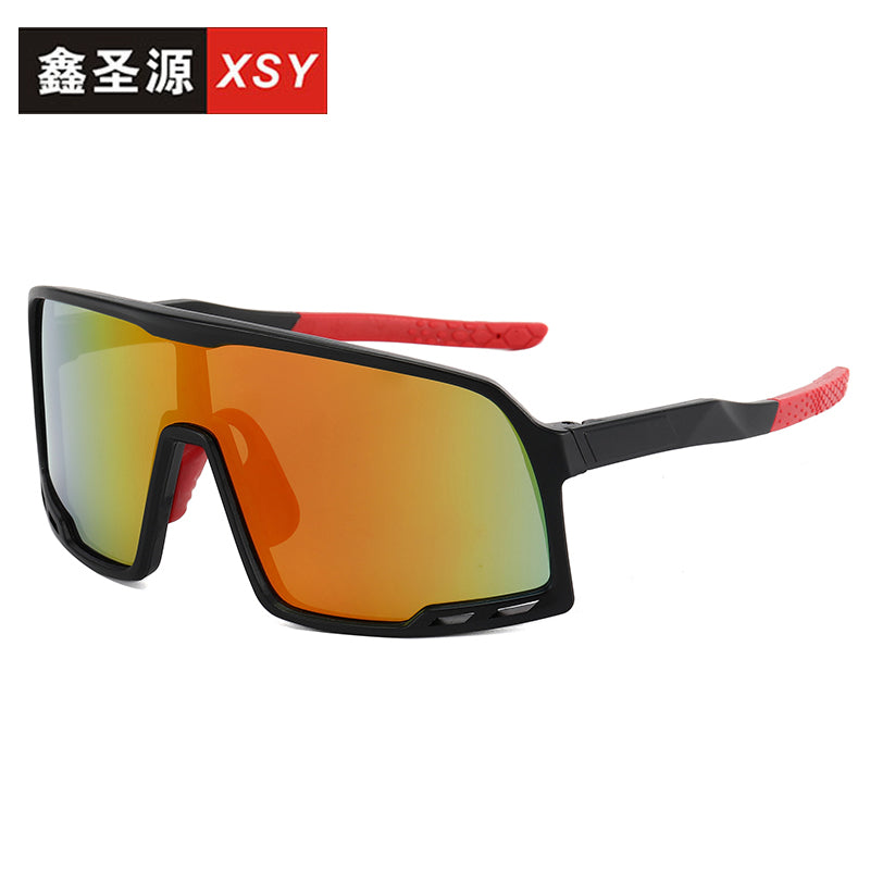 XSY-9321-2 Cycling Glasses Sports Sunglasses, UV400 Protection Running Fishing Driving Baseball Glasses