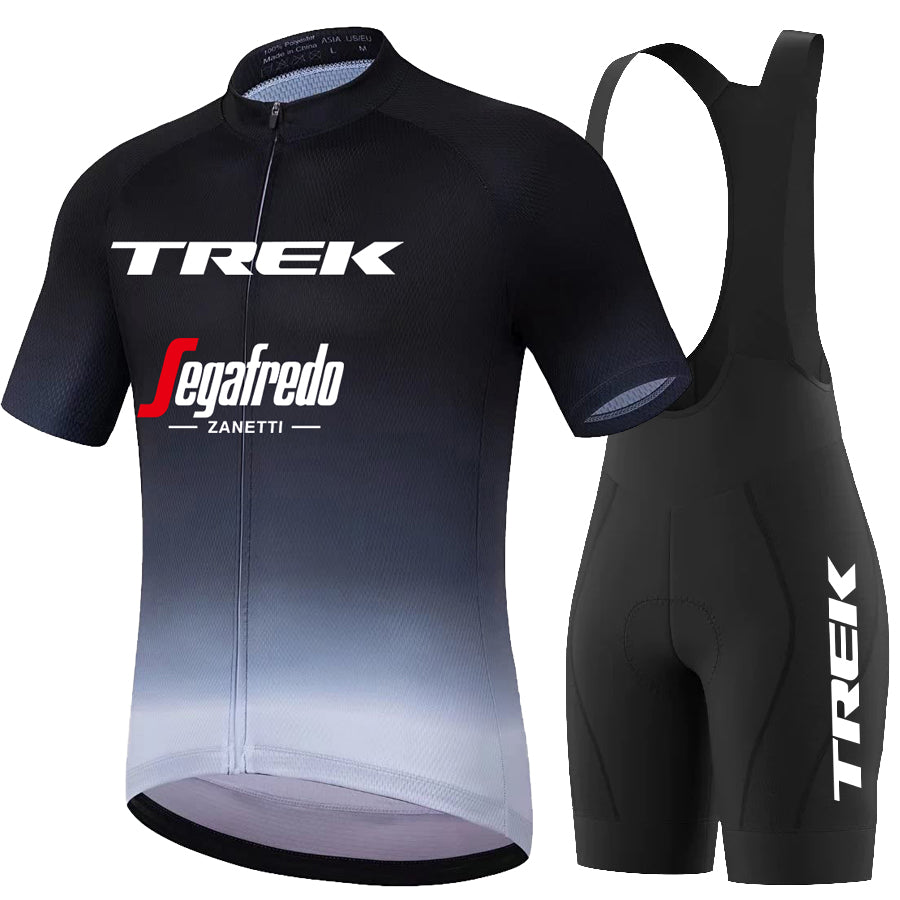 Men's Breathable Short Sleeve Cycling Jersey (Bib) Shorts Trek-1301