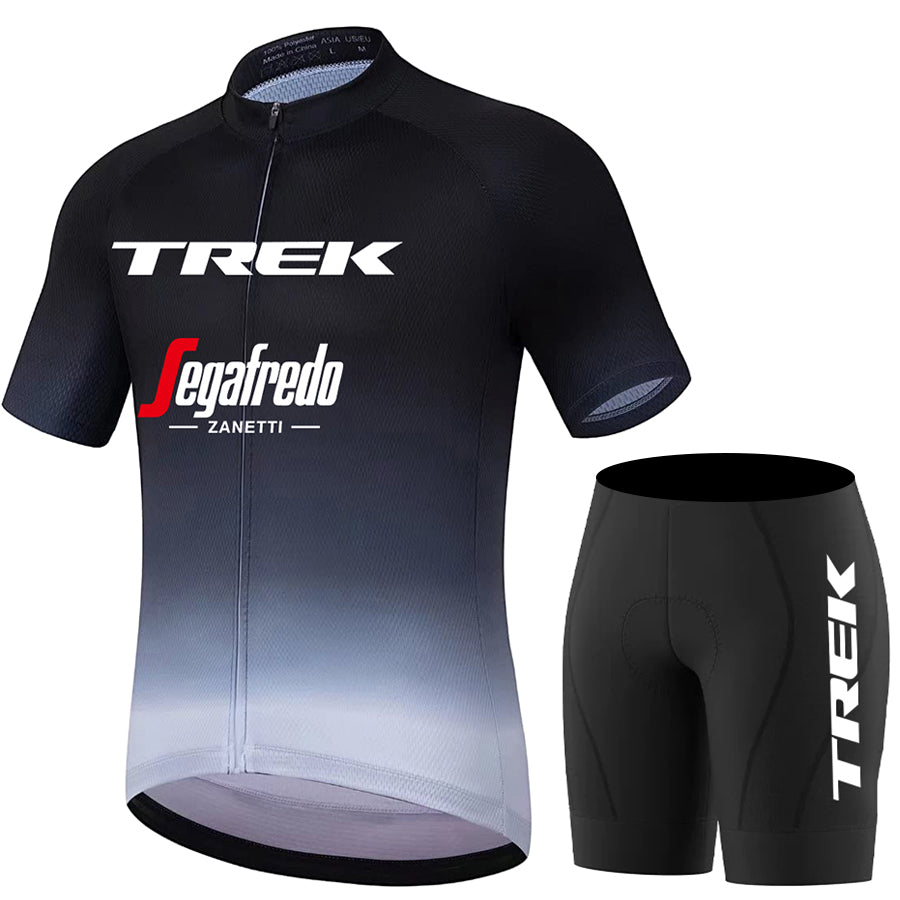 Men's Breathable Short Sleeve Cycling Jersey (Bib) Shorts Trek-1301