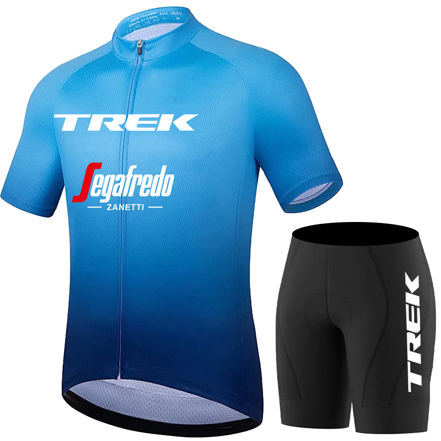 Men's Breathable Short Sleeve Cycling Jersey (Bib) Shorts Trek-1306