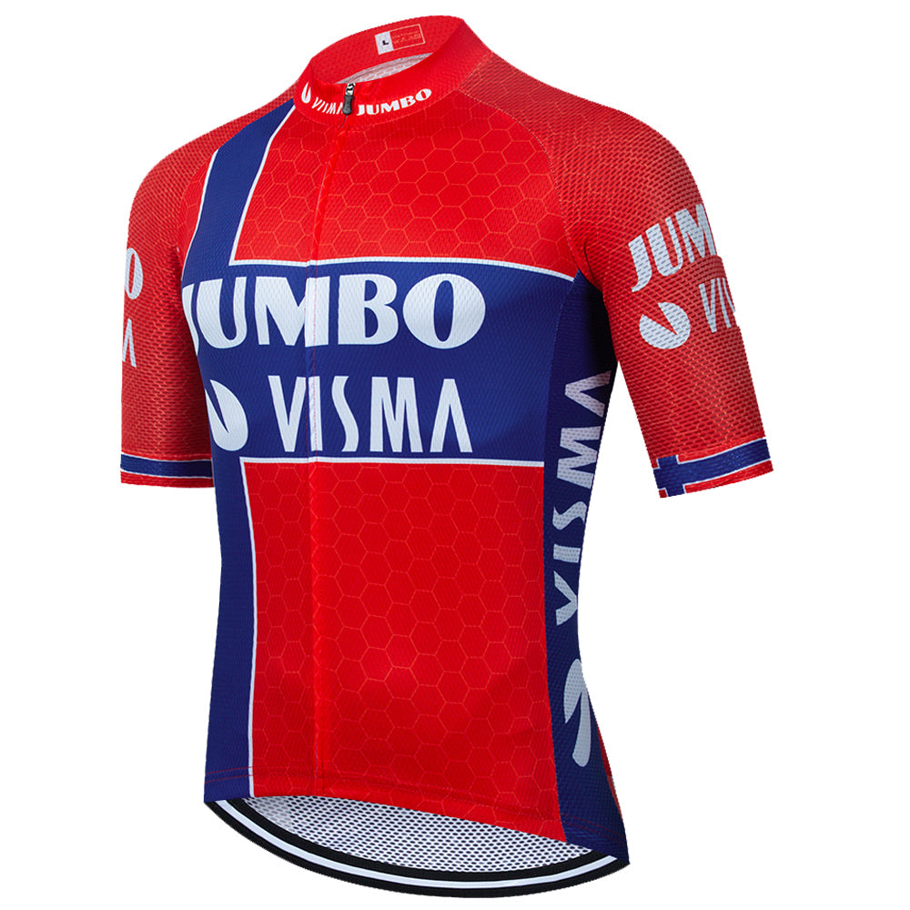 Men's Breathable Short Sleeve Cycling Jersey (Bib) Shorts Jumbo-1313