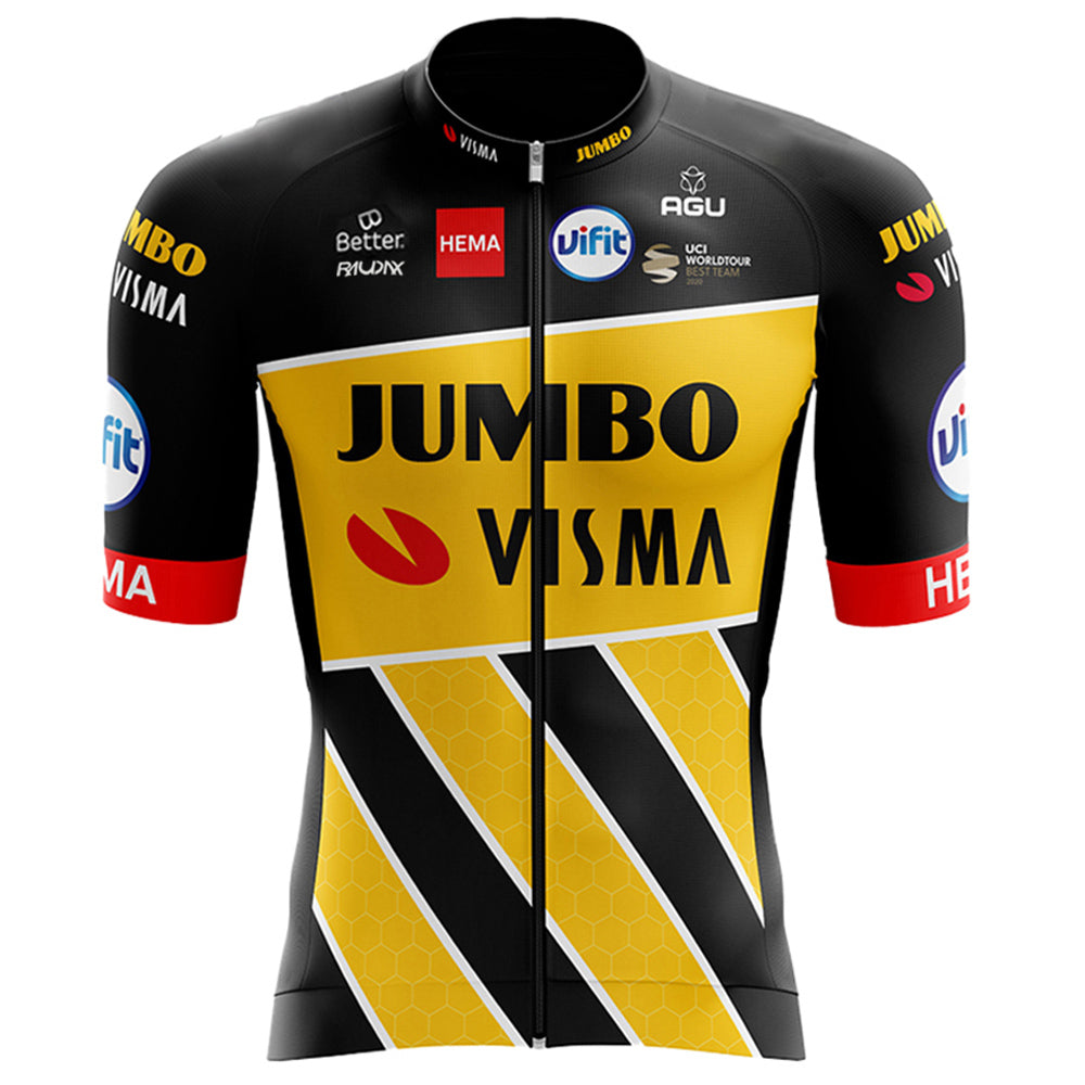 Men's Breathable Short Sleeve Cycling Jersey (Bib) Shorts Jumbo-1315