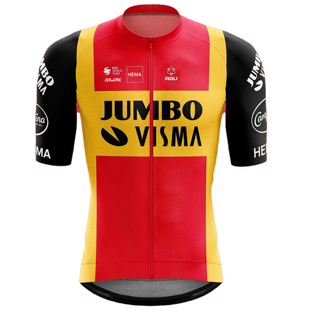 Men's Breathable Short Sleeve Cycling Jersey (Bib) Shorts Jumbo-1324