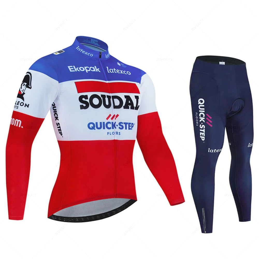 Cycling Perfection: Long Sleeve Jerseys for Any Weather Quick Step 013