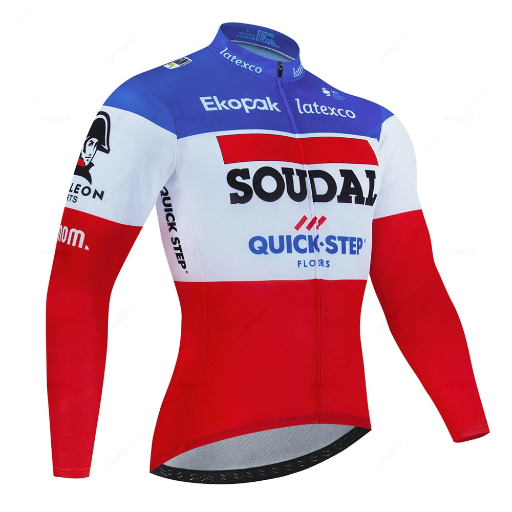 Cycling Perfection: Long Sleeve Jerseys for Any Weather Quick Step 013