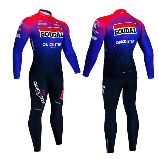 Elevate Your Style with Our Long Sleeve Jersey and Pants Combo Quick Step 015