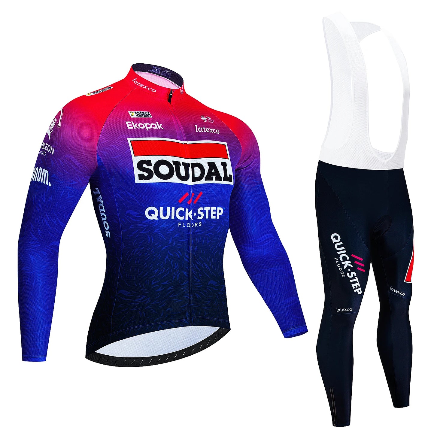 Elevate Your Style with Our Long Sleeve Jersey and Pants Combo Quick Step 015