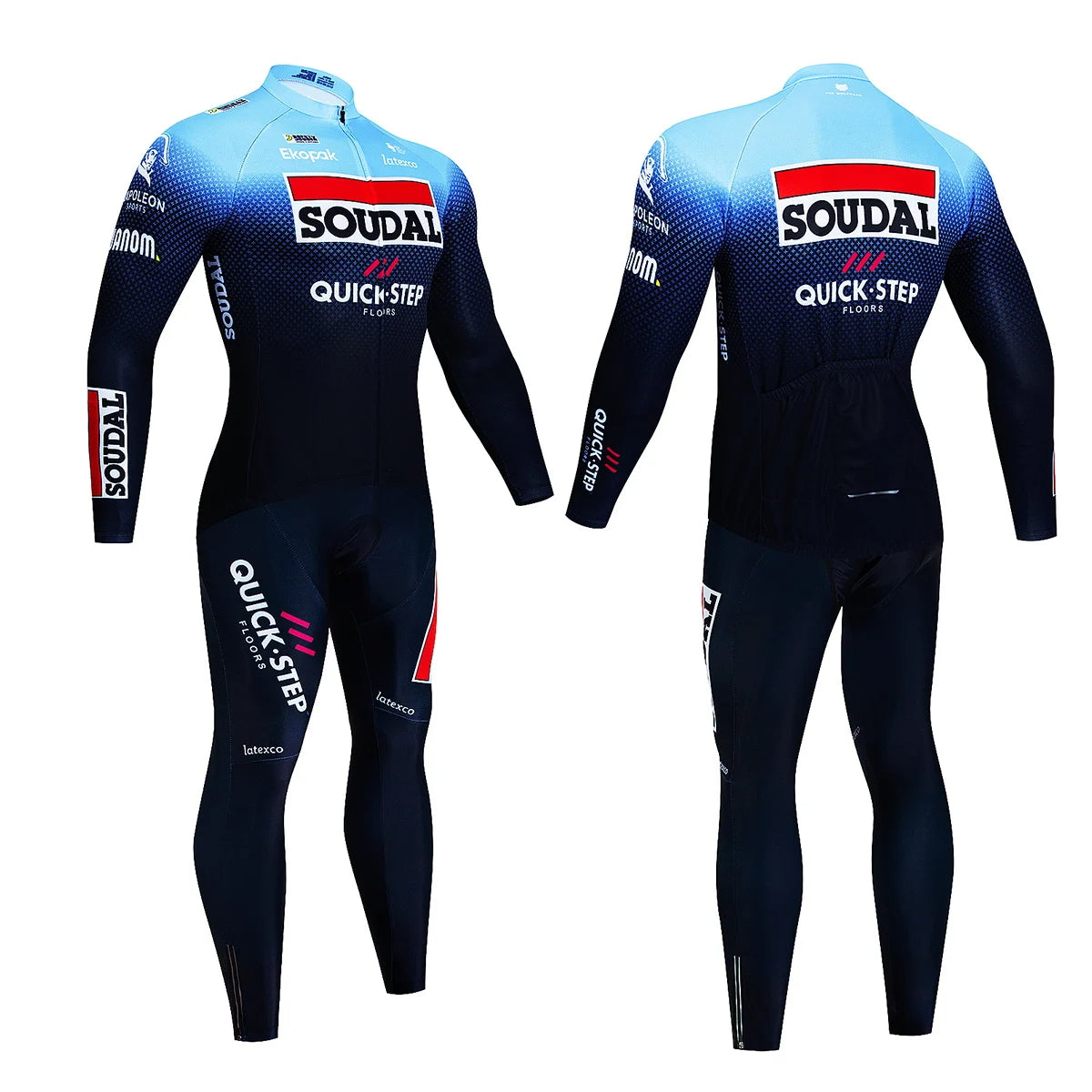 Experience Unmatched Comfort with Our Long Sleeve Jersey Pants Set Essential Quick Step 017