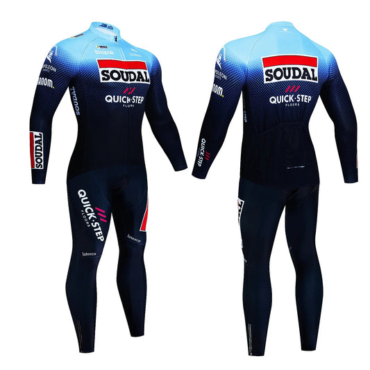 Experience Unmatched Comfort with Our Long Sleeve Jersey Pants Set Essential Quick Step 017