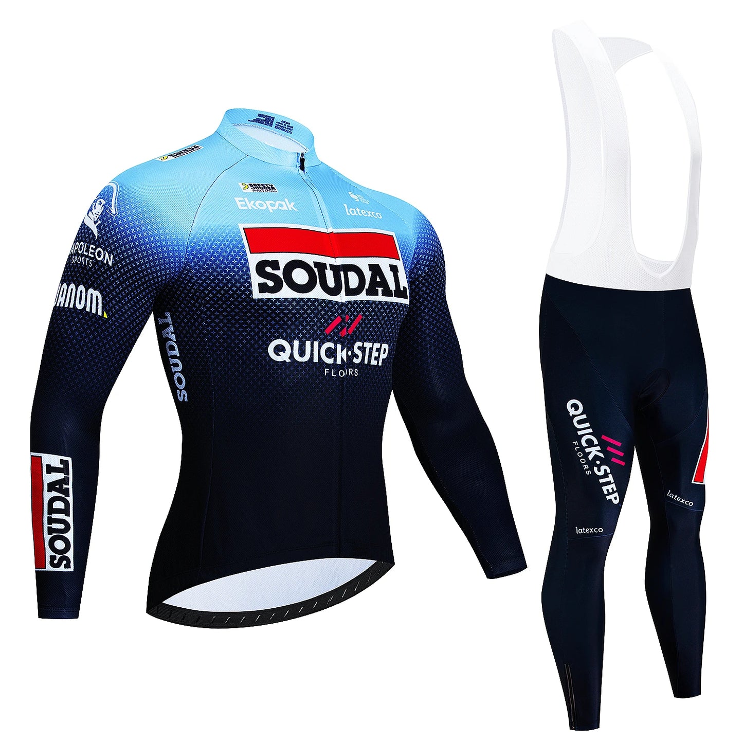 Experience Unmatched Comfort with Our Long Sleeve Jersey Pants Set Essential Quick Step 017