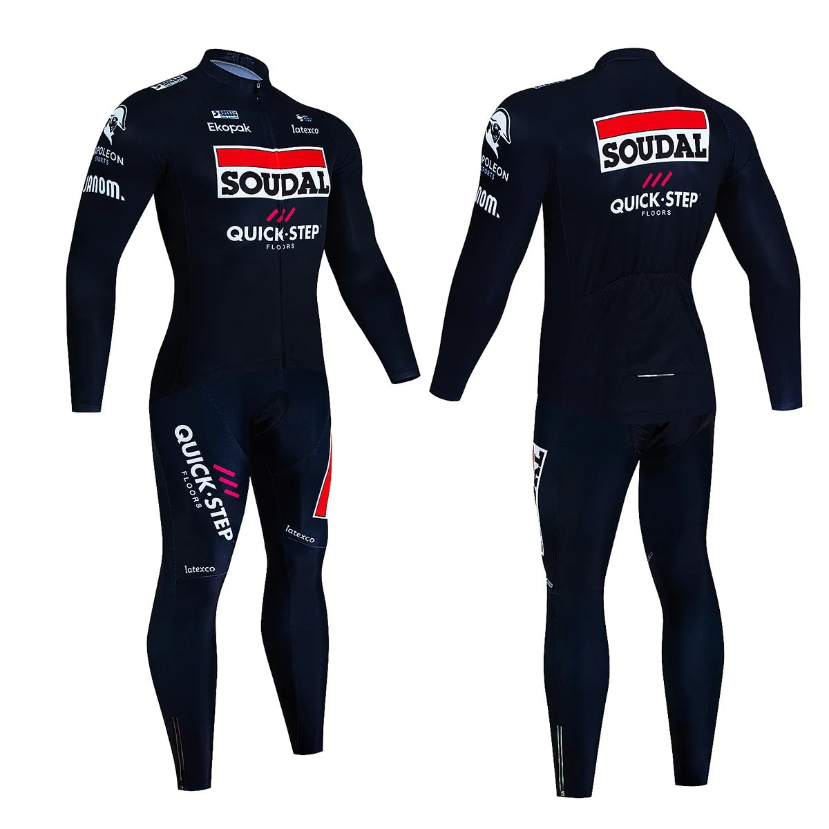 Long Sleeve Jersey and Pants Combo for Cold-Weather Adventures Quick Step 018