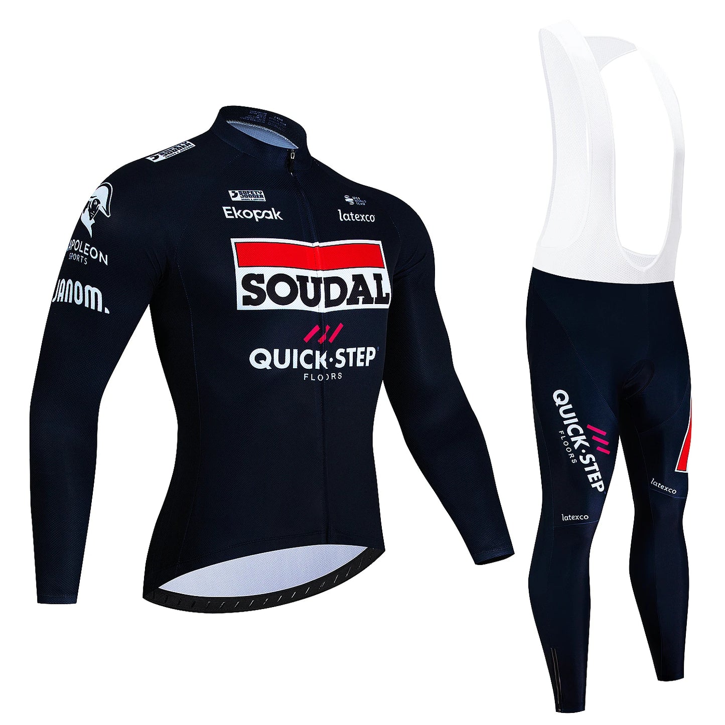 Long Sleeve Jersey and Pants Combo for Cold-Weather Adventures Quick Step 018