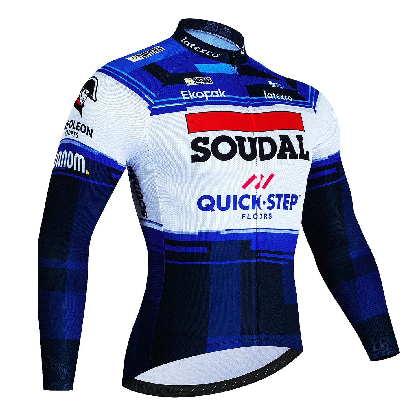 Winter-Ready Long Sleeve Jersey and Pants Bundle Quick Step 019
