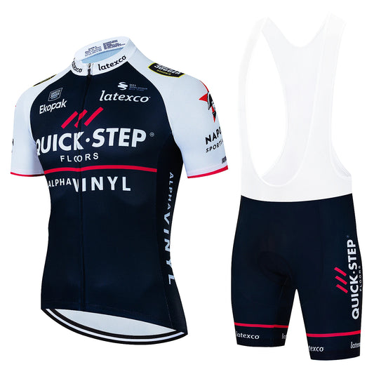 Ultimate Comfort: Short Sleeve Jersey and Shorts Bundle Quick Step 022