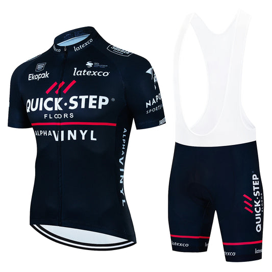 Short Sleeve Jersey Set: Your Sports Performance Partner Quick Step 023