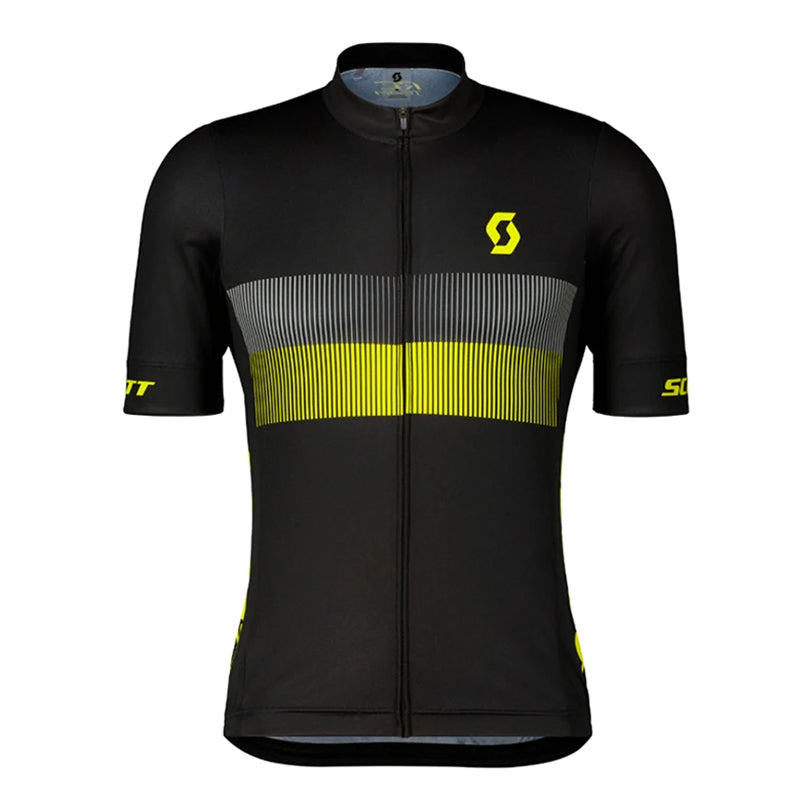 Scott Men Pro Cycling Jersey (Bib) Shorts Breathable Short Sleeve Bibs Kits