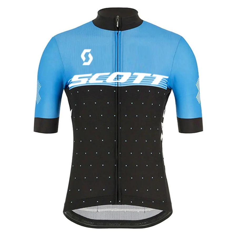 Scott Men Pro Cycling Jersey (Bib) Shorts Breathable Short Sleeve Bibs Kits